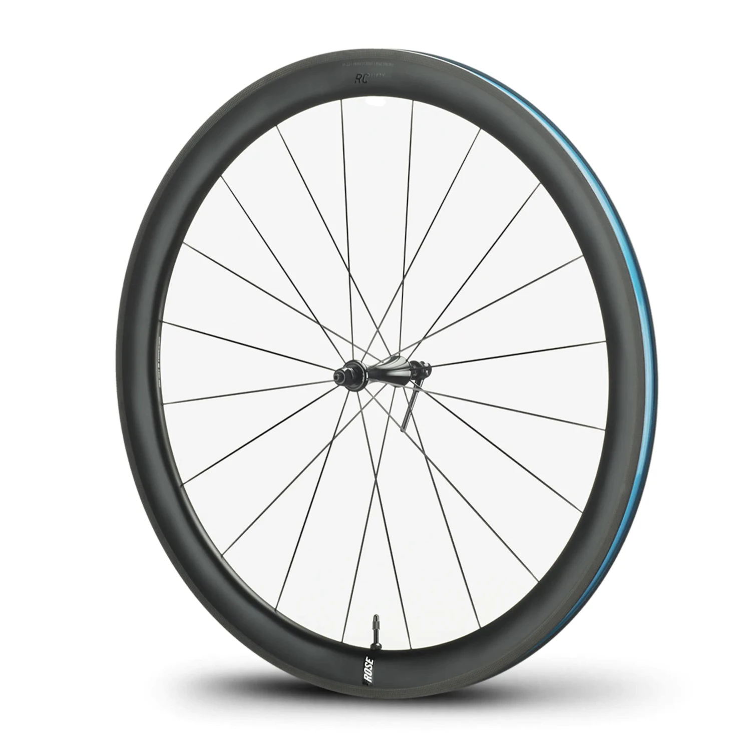Rose RC-Fifty Rim Roue Avant Route Carbone 28" / 700 C | 20 Rayons 1 Rose RC-Fifty Rim Roue Avant Route Carbone 28" / 700 C | 20 Rayons