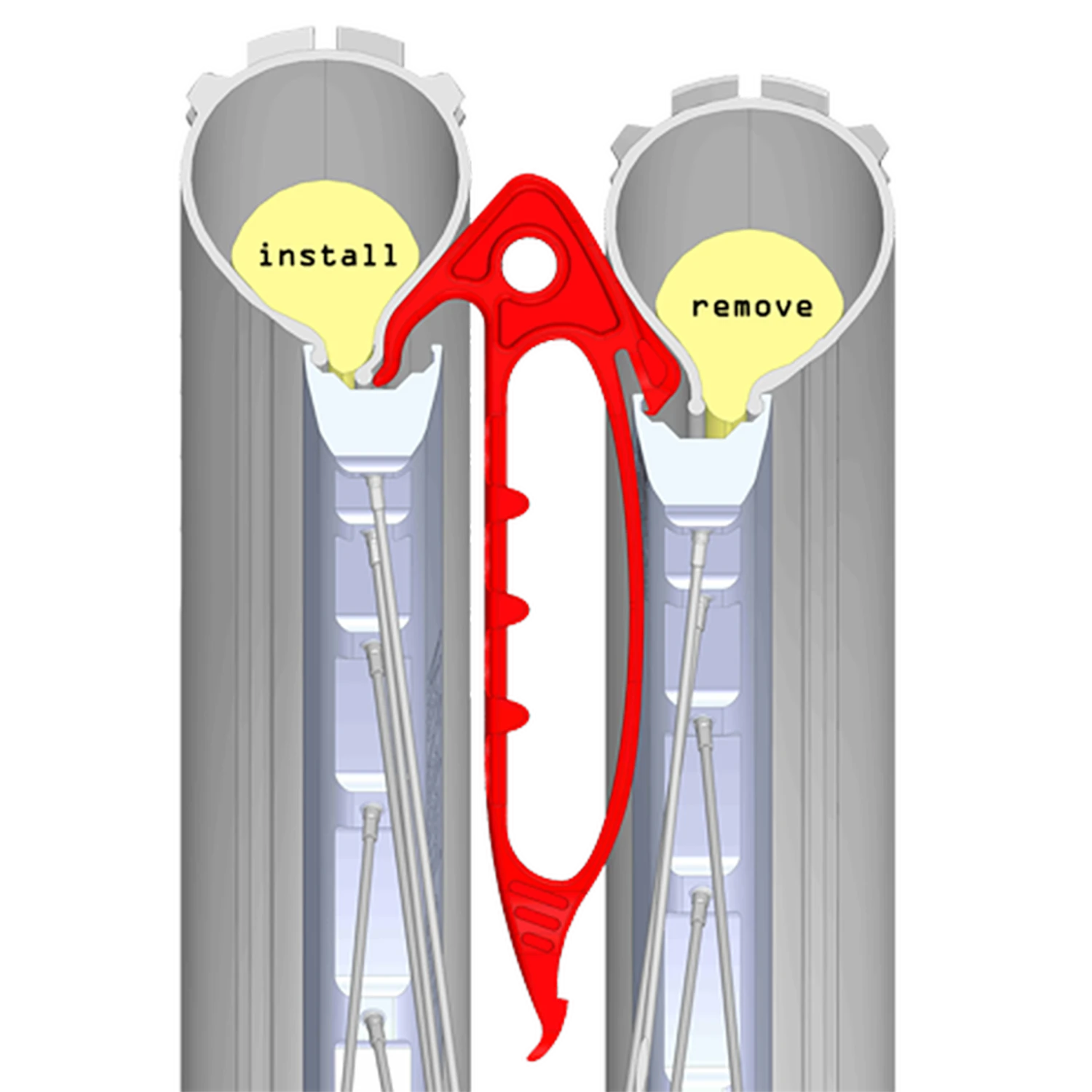 NoodLever Démonte-pneus Tubeless 2 NoodLever Démonte-pneus Tubeless – Image 2