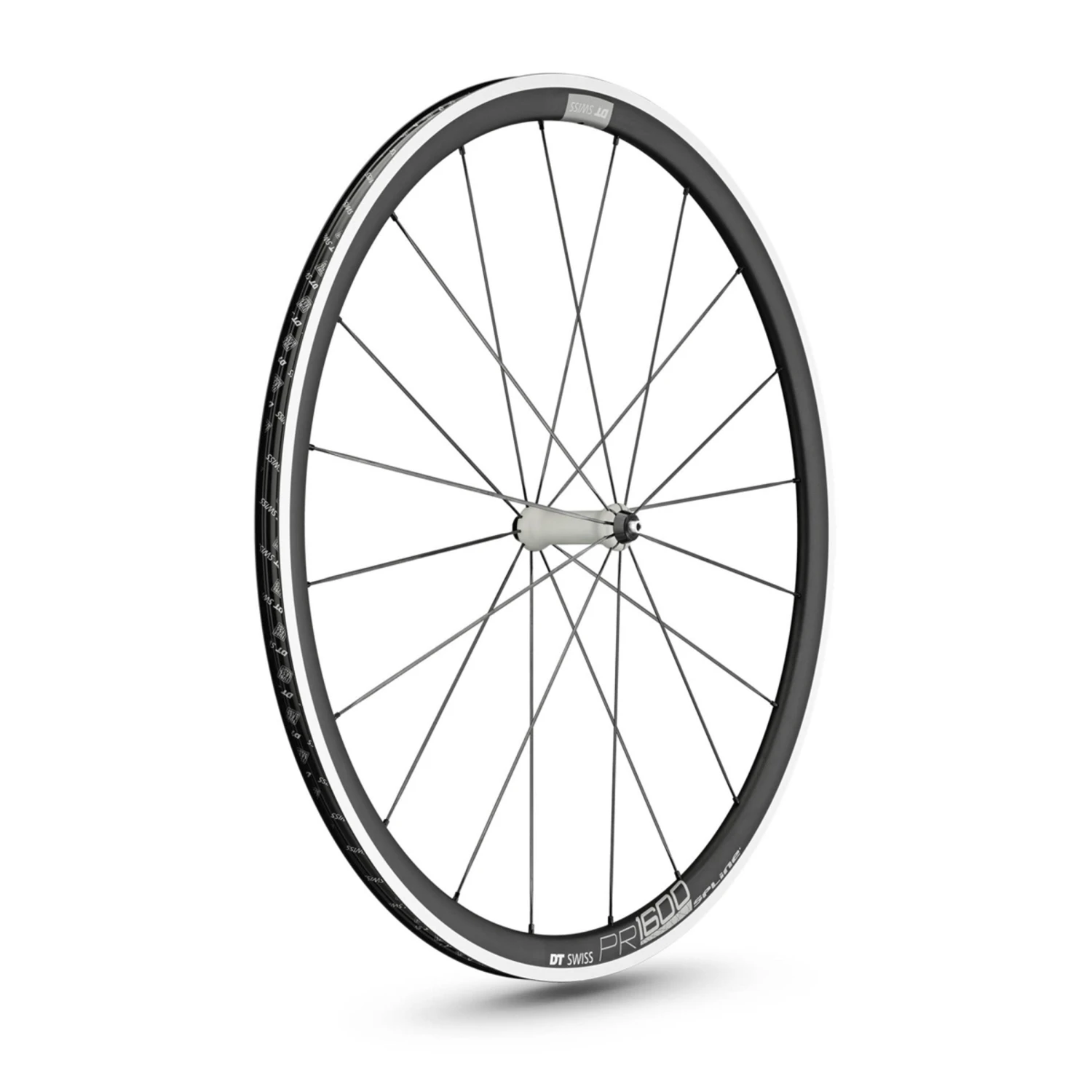 Dt-swiss PR 1600 Spline 32 Roue Avant Route 28"/700C 1 Dt-swiss PR 1600 Spline 32 Roue Avant Route 28"/700C