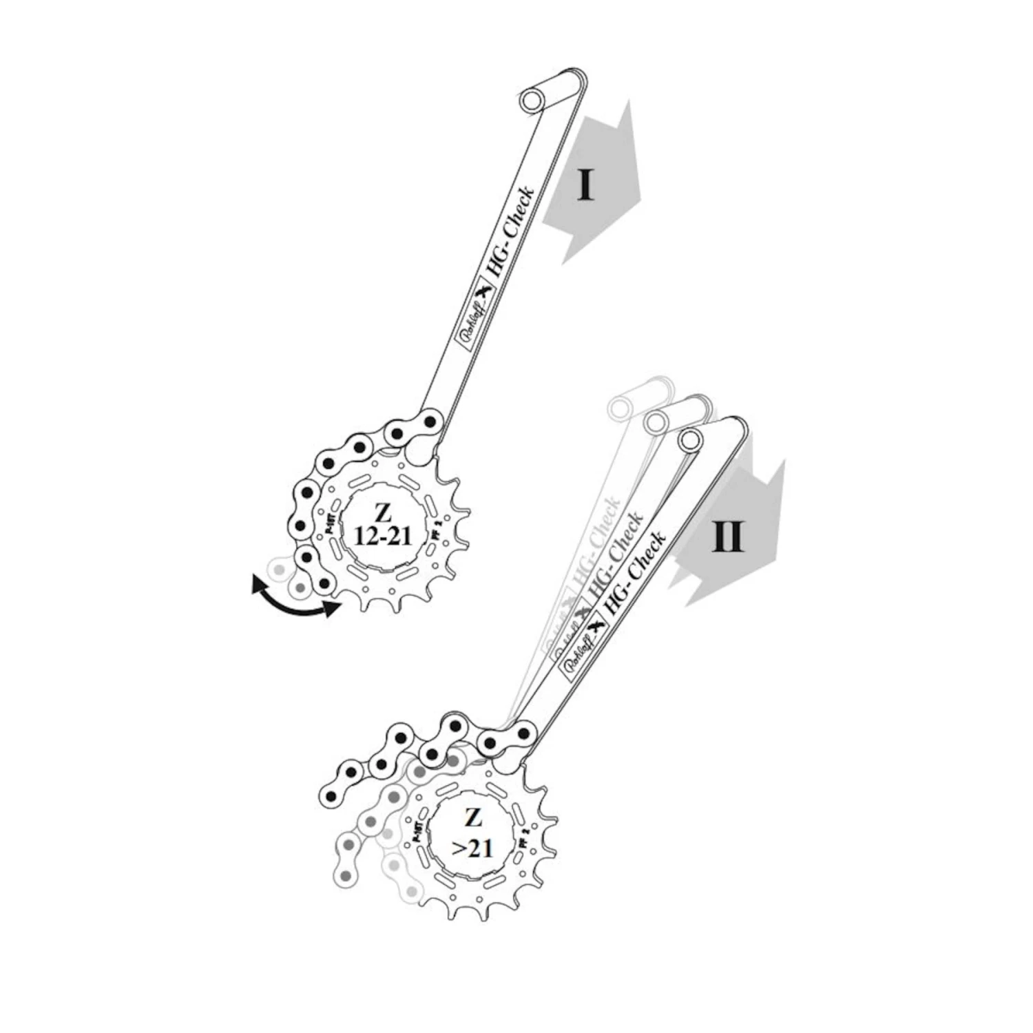 Rohloff HG-Check Jauge D'usure De Pignon 2 Rohloff HG-Check Jauge D'usure De Pignon – Image 2